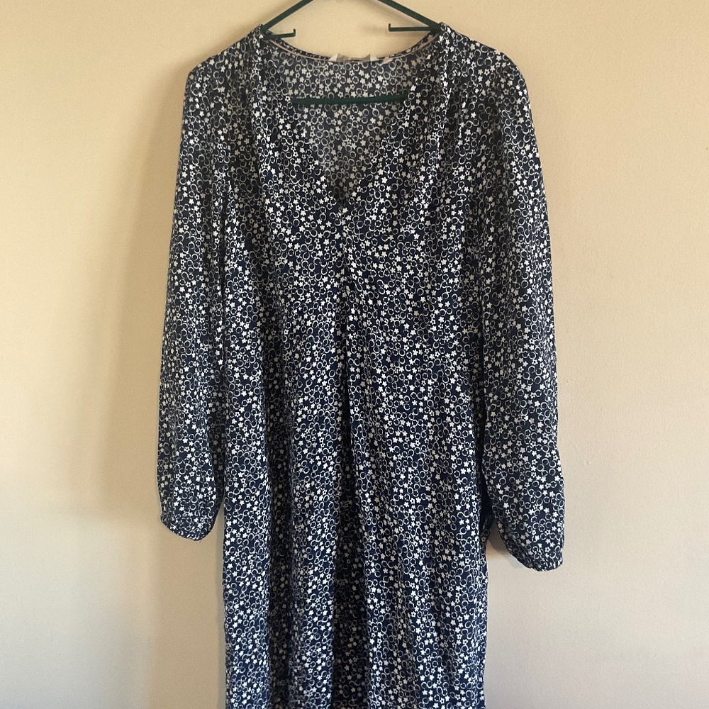 Starry blue Boden dress nwt